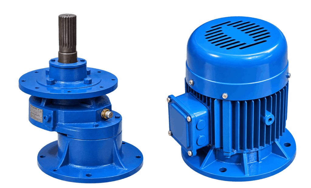 Gearbox and Motor for powder processing Equip