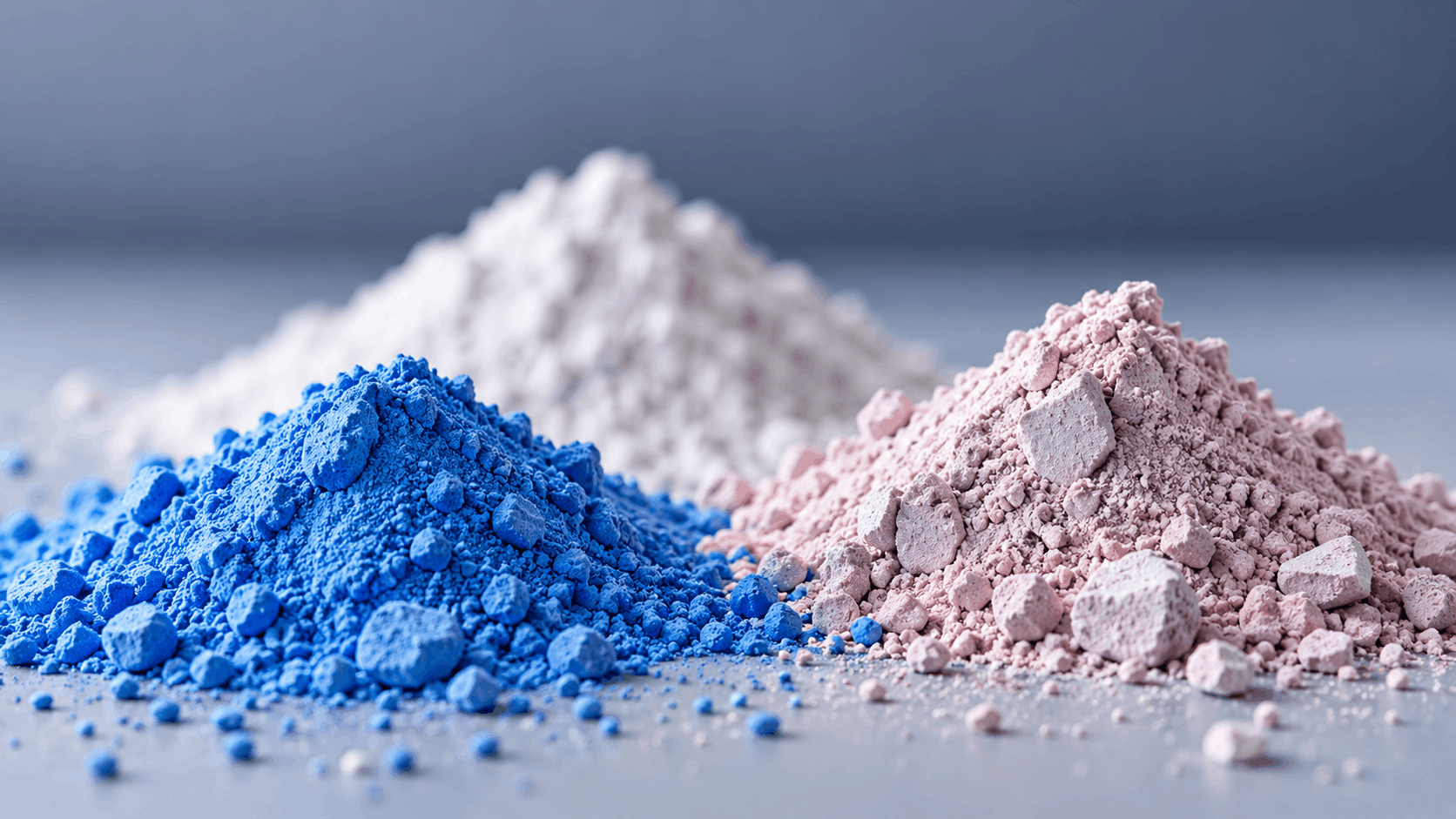 Chemical processing powders and material handling