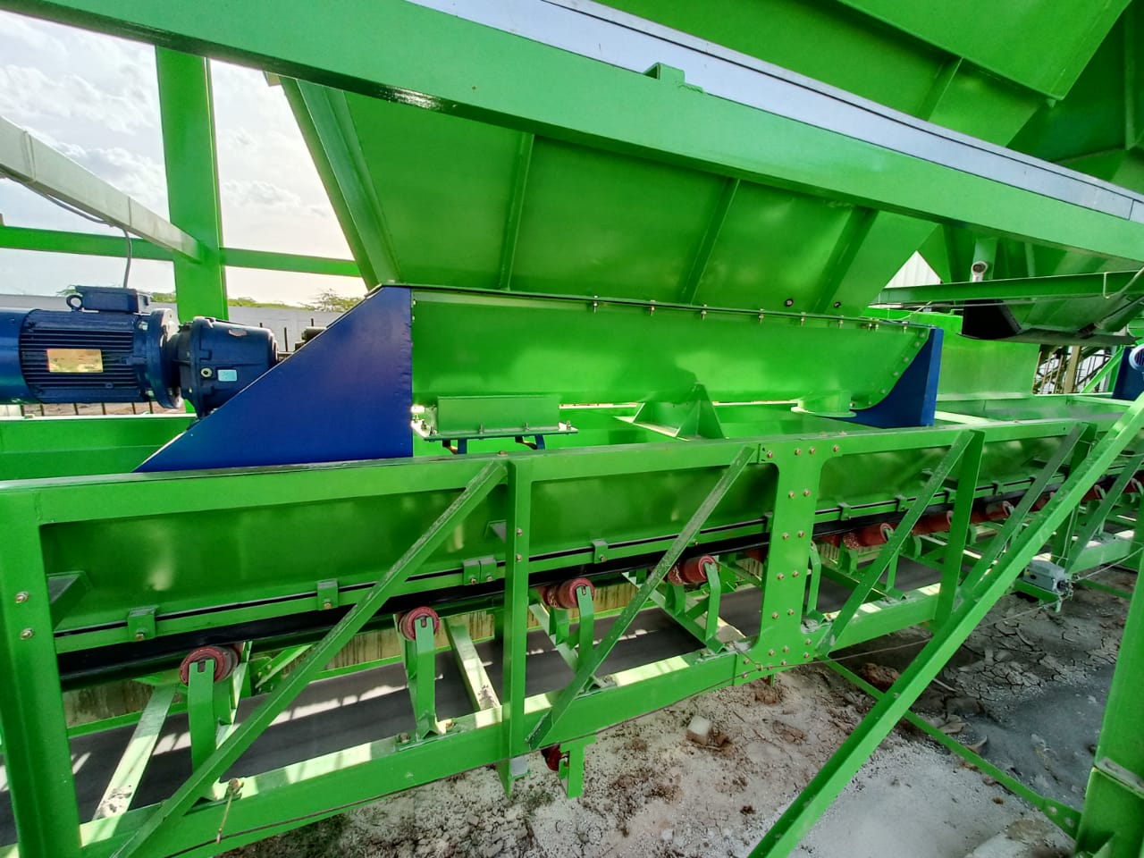 Trough Screw Conveyor Installation at Tanjore Site