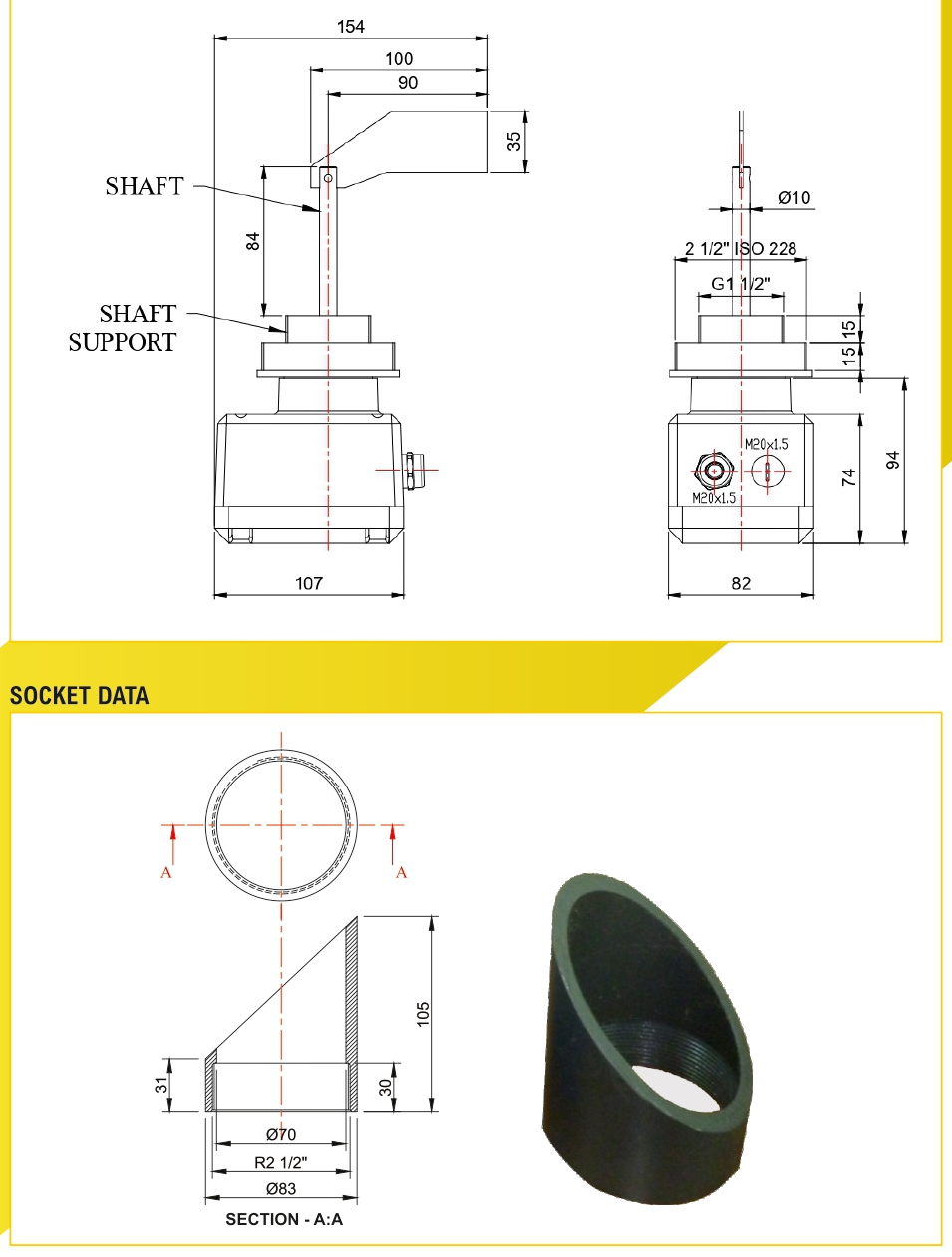 Cosben Paddle Level Sensor