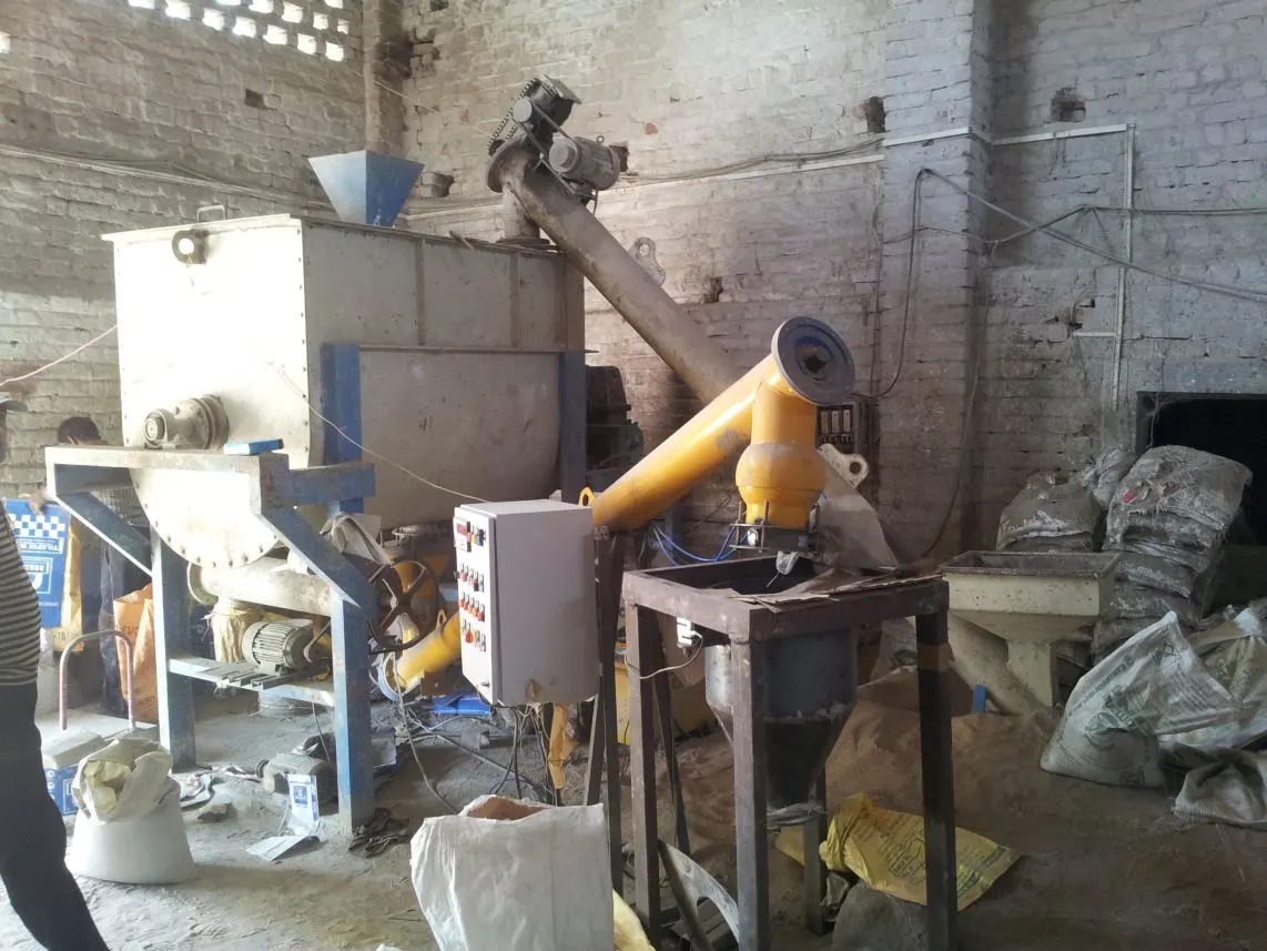 Inclined Screw Conveyor Application 3