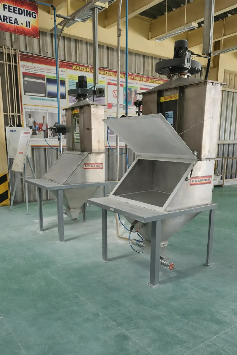 Bag Dumping Station Installation 1
