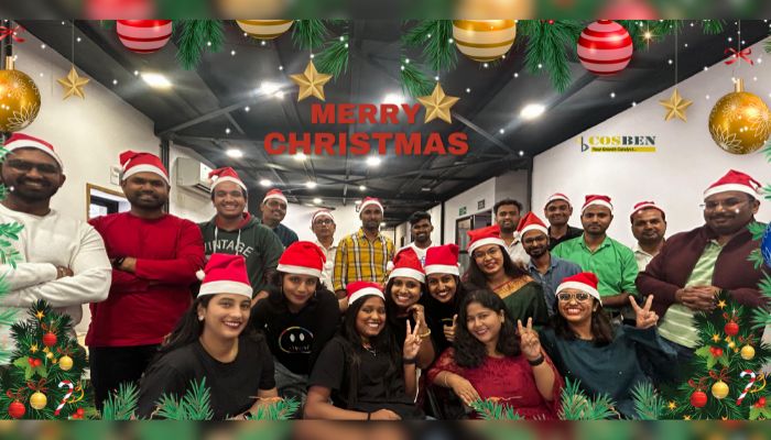 Christmas celebration at Cosben