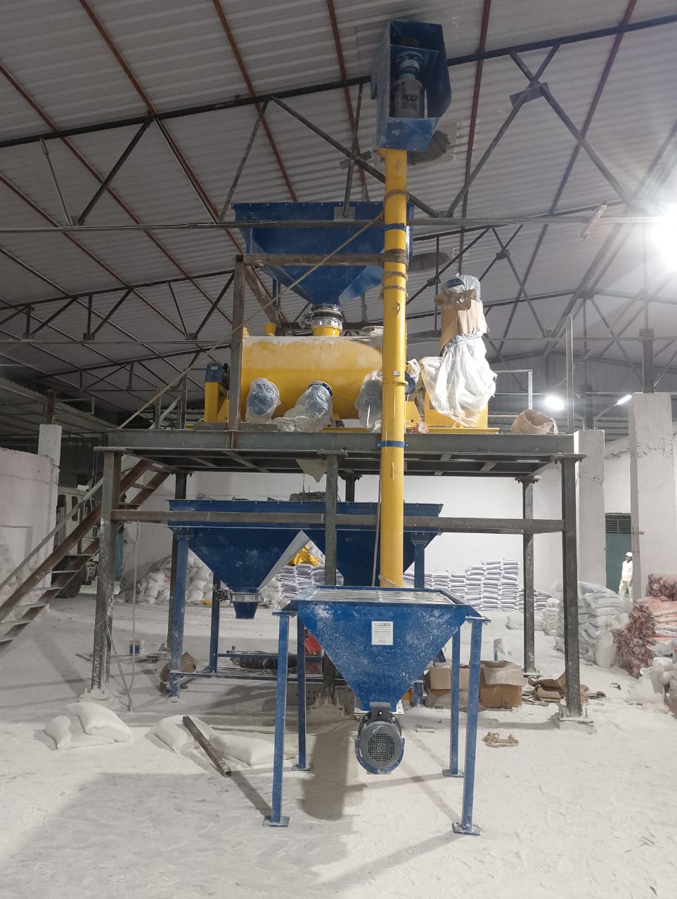 Plough Share Mixer Installation 1