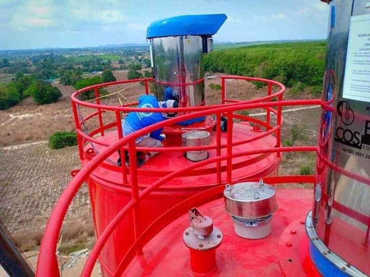 Reverse Air Jet Type Top-Mounted Dust Collector Installation 2