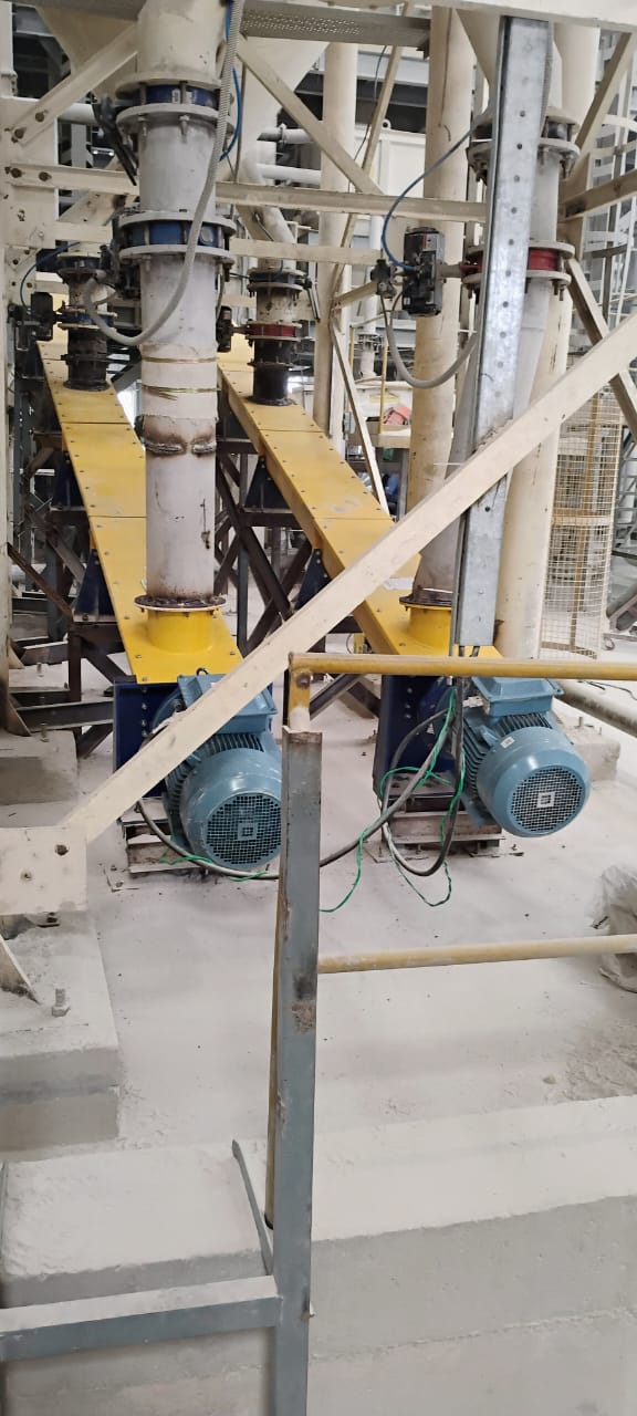 Trough Screw Conveyor Installation 1